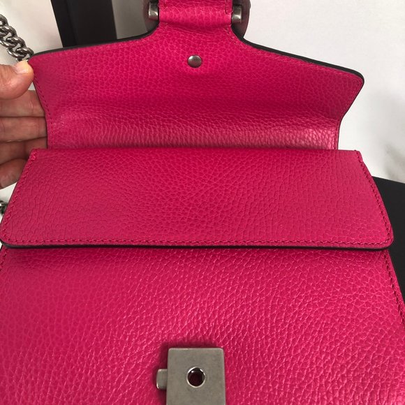 Gucci Mini Dionysus Shoulder Bag in Pink new with dust bag - Picture 8 of 15